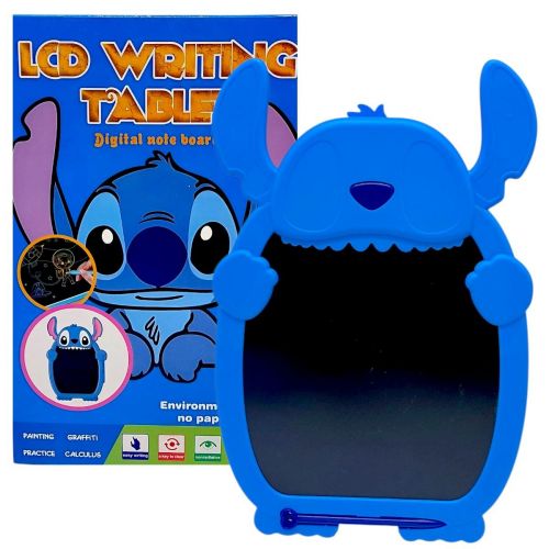 Планшет для малювання "STITCH" кольоровий, стилус, блокування екрана, стирання, в коробці (СИНІЙ)  мініатюра фото 1
