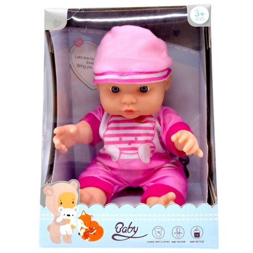 Іграшка пупс "Pretty Baby" (РОЖЕВИЙ)  мініатюра фото 1