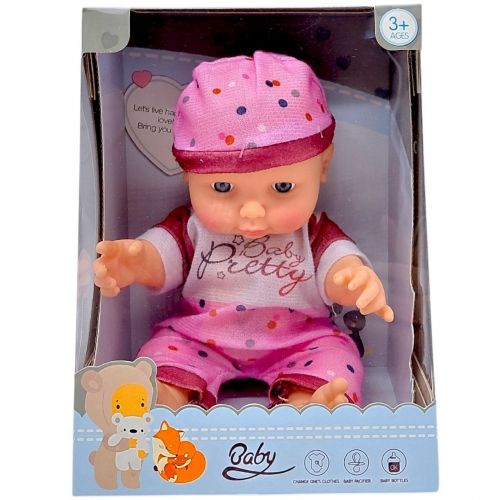Іграшка пупс "Pretty Baby" (МАЛИНОВИЙ)  мініатюра фото 1