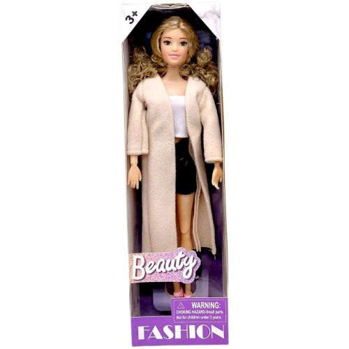 Лялька в пальто ""Fashion Beauty" 29см (БЕЖЕВА)  мініатюра фото 1