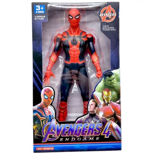 Уцінка.  Герой MARVEL 26 см, підсвічування, в коробцІ (ЛЮДИНА-ПАВУК) Немає нижньої частини ноги  мініатюра фото 1