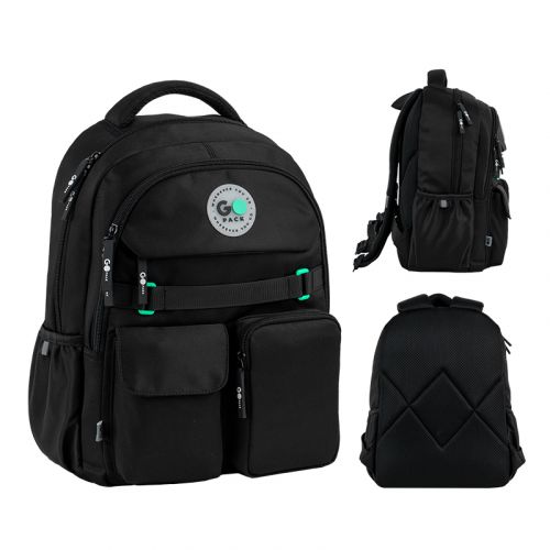Рюкзак GoPack Education 183 черный  мініатюра фото 1