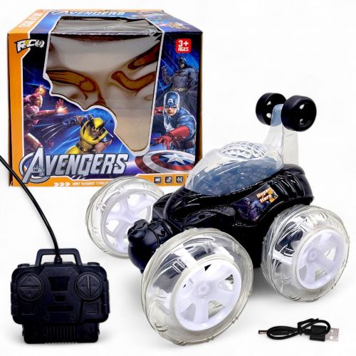 Машинка-трюкач на радіо-керуванні "Месники" (ЧОРНА)  мініатюра фото 1