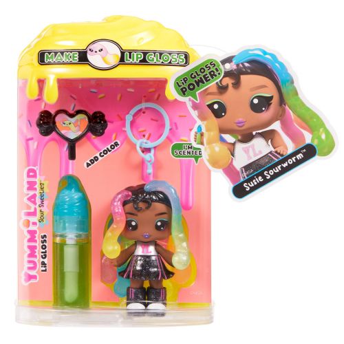 Ігровий набір з лялькою та блиском для губ YUMMILAND (ЯМІЛЕНД) SS – САША САУЕРВОРМС  мініатюра фото 1