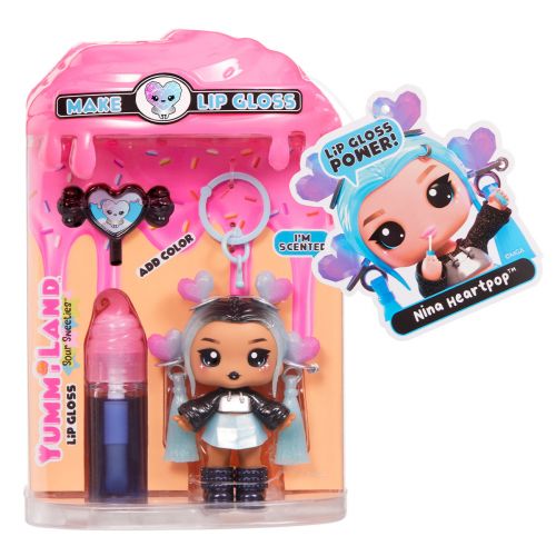 Ігровий набір з лялькою та блиском для губ YUMMILAND (ЯМІЛЕНД) SS – НІНА ХАРТПОП  мініатюра фото 1