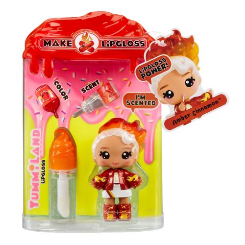 Ігровий набір з лялькою та блиском для губ YUMMILAND (ЯМІЛЕНД) S2 – КОРИЦЯ АМБЕР  мініатюра фото 1