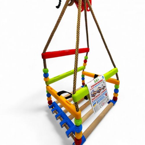 Гойдалка 3 в 1 MAXIMUS (БЛАКИТНА)  мініатюра фото 1