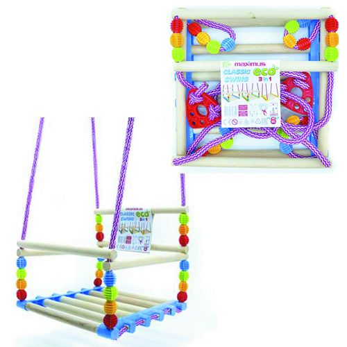 Гойдалки підвісні MAXIMUS (БЛАКИТНІ)  мініатюра фото 1