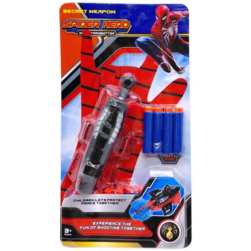 Набір героя, механічний запускач, 14 мʼяких патронів, рукавичка, на листі  мініатюра фото 1