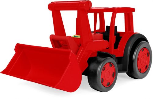 Трактор Гігант (великий та міцний), червоний 60 см  мініатюра фото 1