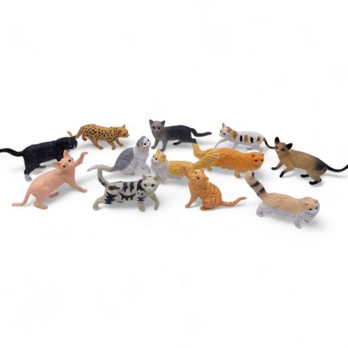 Тварини ігровий набір "Котики" (у пакеті 19*16*5см)  мініатюра фото 1