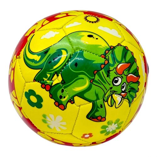 Мʼяч дитячий №2 "Динозаври" (ЖОВТИЙ)  мініатюра фото 1