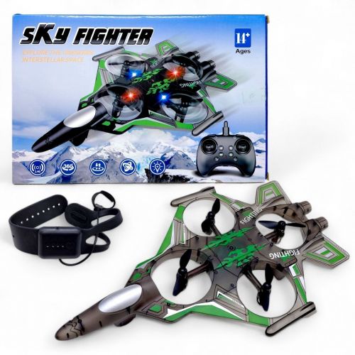 ЛІТАК "SKY FIGHTER" Р/К (ЗЕЛЕНИЙ)  мініатюра фото 1