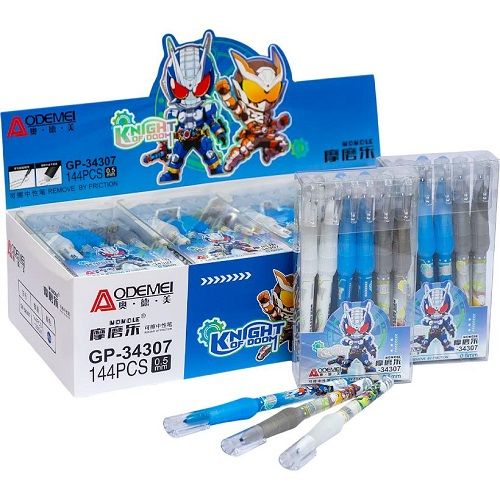 Ручка "пише-стирає" "KNIGHT OF DOOM" 0,5мм, синя (12 шт)  мініатюра фото 1