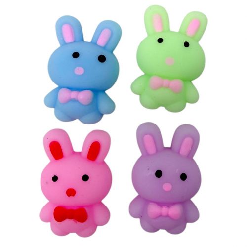 Антистрес, таба сквіш "Зайчики" 4 шт  мініатюра фото 1