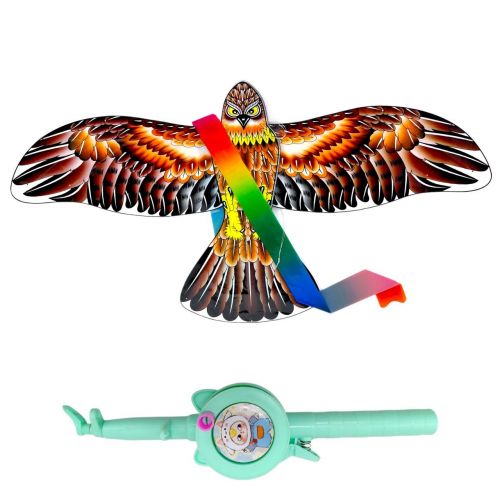 Повітряний змій, розмах крил - 47 см "Беркут" (мікс катушок у асортименті)  мініатюра фото 1