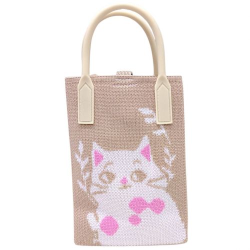 Дитяча сумочка "Кошеня" 18х12см (БЕЖЕВА)  мініатюра фото 1