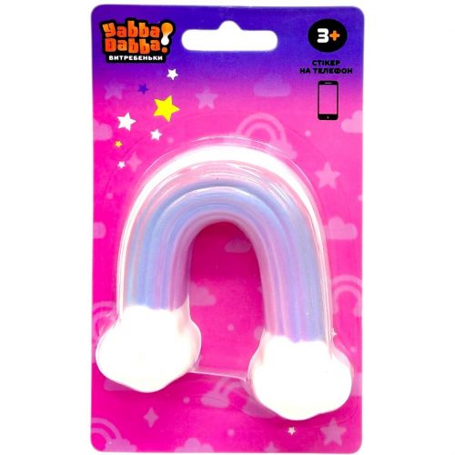 Антистрес сквіш-стікер YabbaDabba "Веселка"  мініатюра фото 1