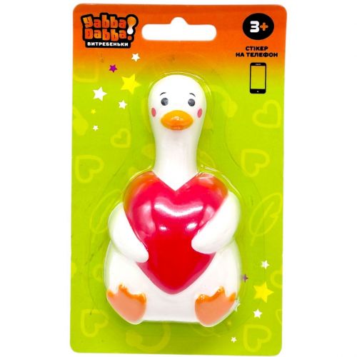 Антистрес сквіш-стікер YabbaDabba "Качка" (ВИД 2)  мініатюра фото 1