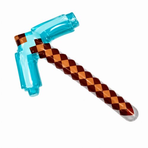 Надувна іграшка "Minecraft" Кирка (БЛАКИТНА), 1 шт фото