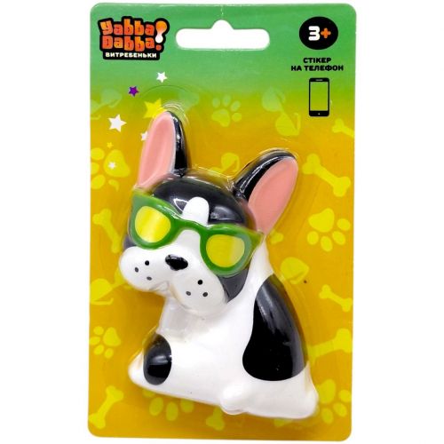 Антистресс сквиш-стикер YabbaDabba "Малые дебоширы" (Черный)  мініатюра фото 1