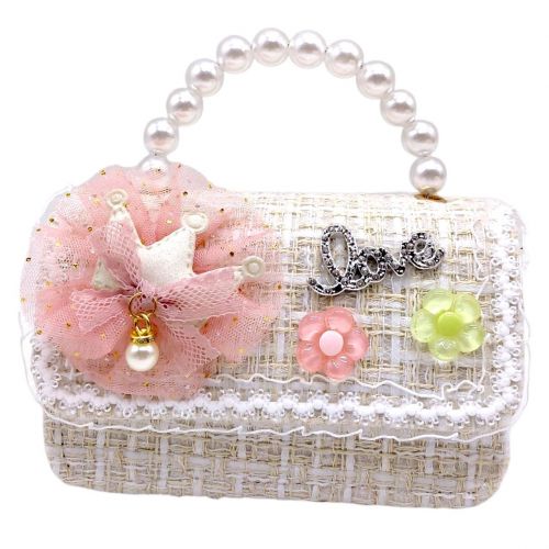 Сумочка детская "LOVE" 15х10х7 см (БЕЖЕВАЯ)  мініатюра фото 1