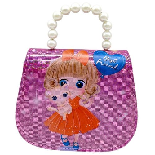 Детская сумочка "Девочка" (МАЛИНОВАЯ)  мініатюра фото 1