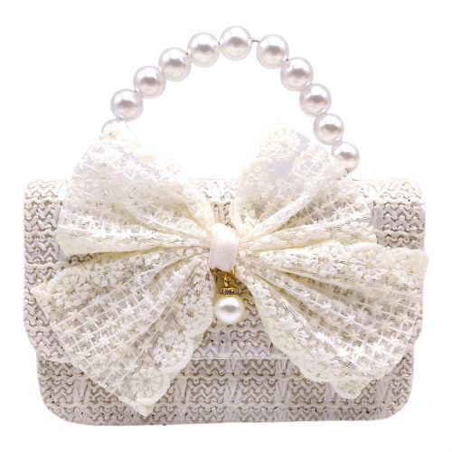 Сумочка детская с бантом 15х10х7 см (БЕЛАЯ)  мініатюра фото 1