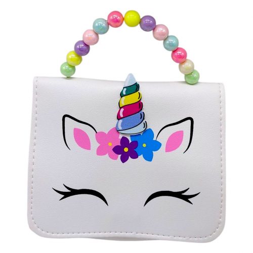 Сумочка детская "Цветной рог" (БЕЛАЯ)  мініатюра фото 1