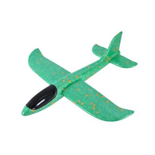 Самолет-пенолет, в пакете 34/10/3 см (ЗЕЛЕНЫЙ)  мініатюра фото 1