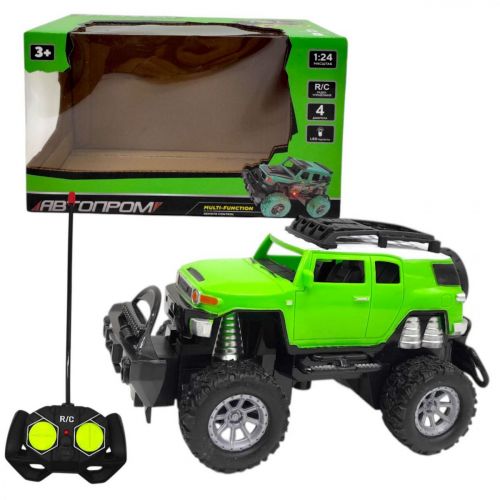 Уцінка. Машина на радіокеруванні "ДЖИП" (САЛАТОВИЙ) - Розбитий блістер фото