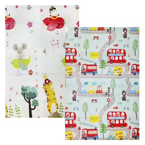 Уцінка.  Двосторонній килимок "Місто", 180х120 см - Надрізане пакування  мініатюра фото 1