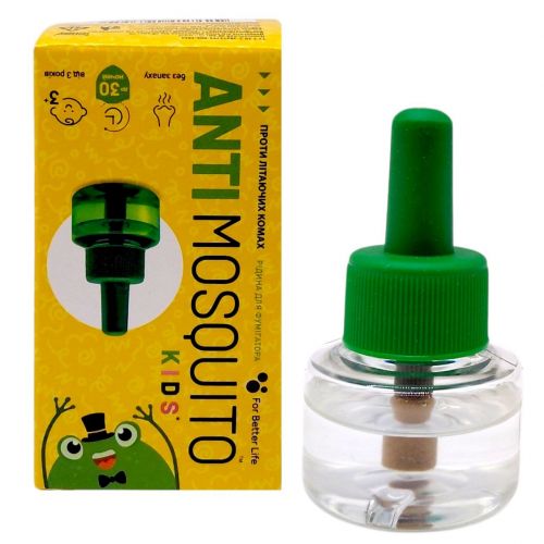 РіІДИНА ВІД КОМАРІВ 30 НОЧЕЙ ANTI MOSQUITO KIDS, 15,3 мл  мініатюра фото 1