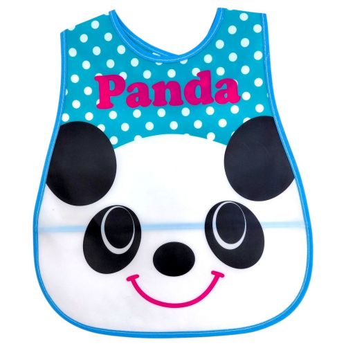 Слюнявчик клеенчатый на липучке (ПАНДА) фото