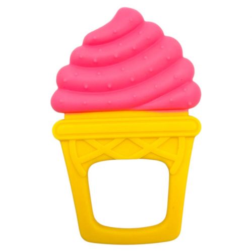 Прорезыватель силиконовый "Морозиво" Розовый фото