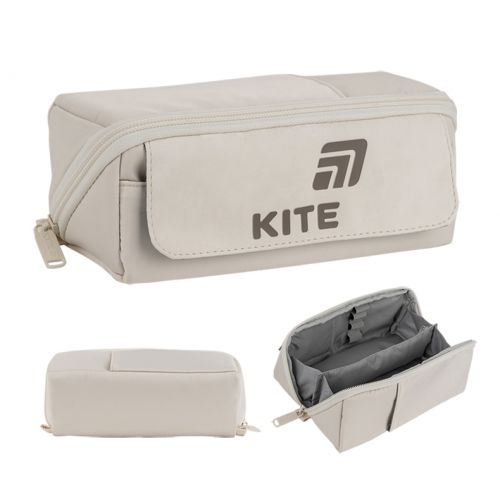 Пенал Kite 2702-1 бежевий  мініатюра фото 1