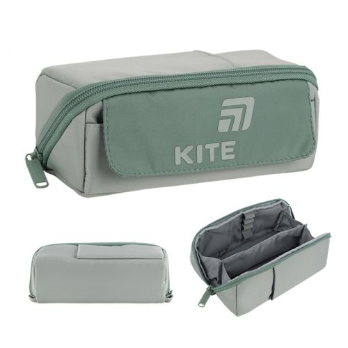 Пенал Kite 2702-3 оливковий  мініатюра фото 1