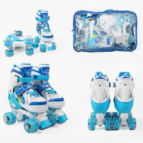 Ролики, розмір 30-33 (БЛАКИТНИЙ)  мініатюра фото 1