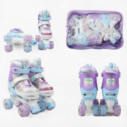 Ролики, розмір 33-35 (Фіолетовий)  мініатюра фото 1