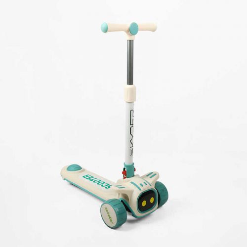 Самокат триколісний Skyper, (Бежево-зелений)  мініатюра фото 1