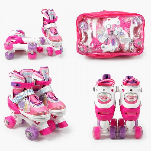 Ролики, розмір 30-33 (Рожевий)  мініатюра фото 1