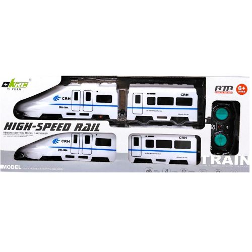 Потяг на радіокеруванні (акумулятор, в коробці р. 41,7x6,5x16,5 см)  мініатюра фото 1