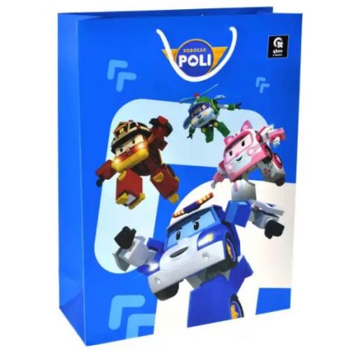 Пакет паперовий "Робокар Полі" р. 31x42x12 см  мініатюра фото 1