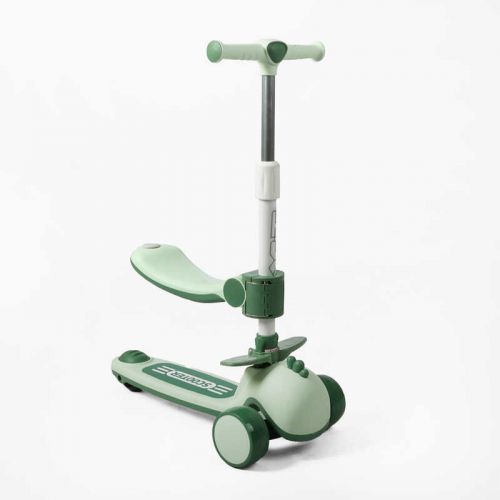 Самокат триколісний з сидінням Skyper, (Зелений)  мініатюра фото 1