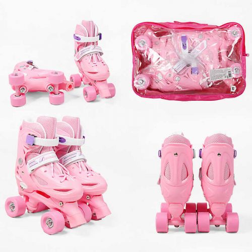 Ролики, розмір 30-33 (Рожевий)  мініатюра фото 1