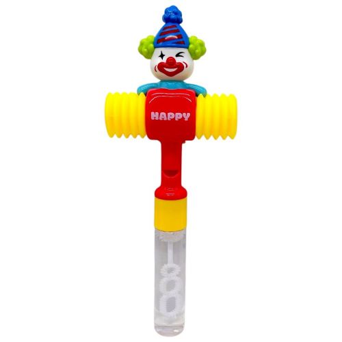 Бульбашки мильні "Bubble World" з молоточком (ЧЕРВОНО-ЖОВТИЙ)  мініатюра фото 1