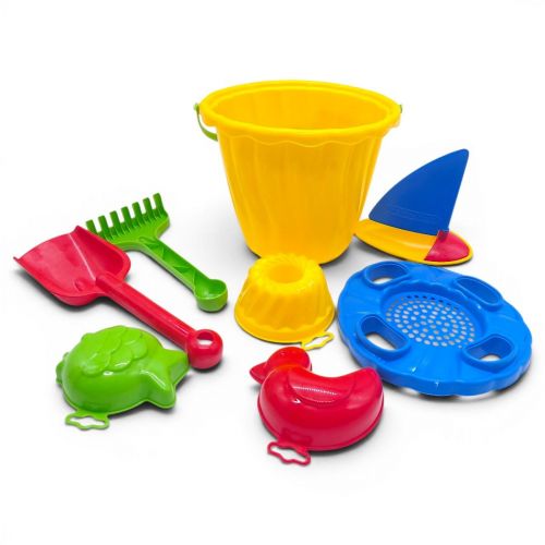 Пісочний набір "Кая" з корабликом (ЖОВТИЙ)  мініатюра фото 1