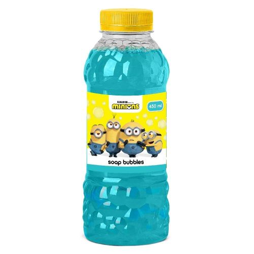 Уценка.  Мыльный раствор " Миньйоны / Minions" (450 мл) Открыта крышка  мініатюра фото 1