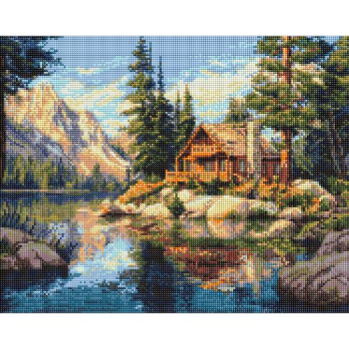 Алмазна мозаїка "Лісовий подих вітру" 40х50 см  мініатюра фото 1