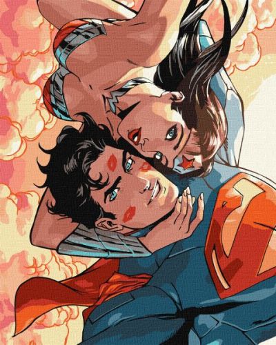 Картина за номерами - Wonder Woman: Обійми ©Warner Bros.  мініатюра фото 1